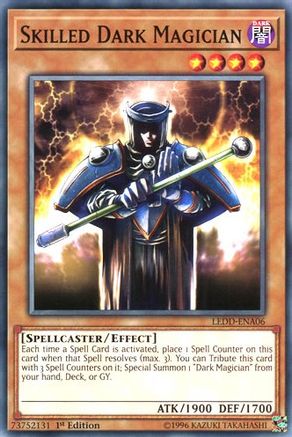 Skilled Dark Magician (LEDD-ENA06) - Legendary Dragon Decks 1st Edition - Premium Yugioh Single from Konami - Just $0.08! Shop now at Game Crave Tournament Store