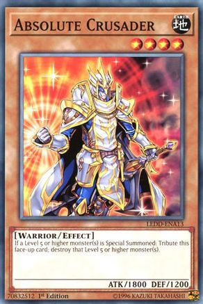 Absolute Crusader (LEDD-ENA13) - Legendary Dragon Decks 1st Edition - Premium Yugioh Single from Konami - Just $0.23! Shop now at Game Crave Tournament Store