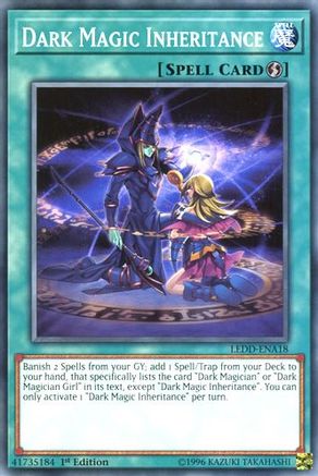 Dark Magic Inheritance (LEDD-ENA18) - Legendary Dragon Decks 1st Edition - Premium Yugioh Single from Konami - Just $1.49! Shop now at Game Crave Tournament Store