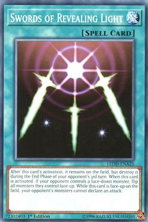 Swords of Revealing Light (LEDD-ENA25) - Legendary Dragon Decks 1st Edition - Premium Yugioh Single from Konami - Just $0.25! Shop now at Game Crave Tournament Store