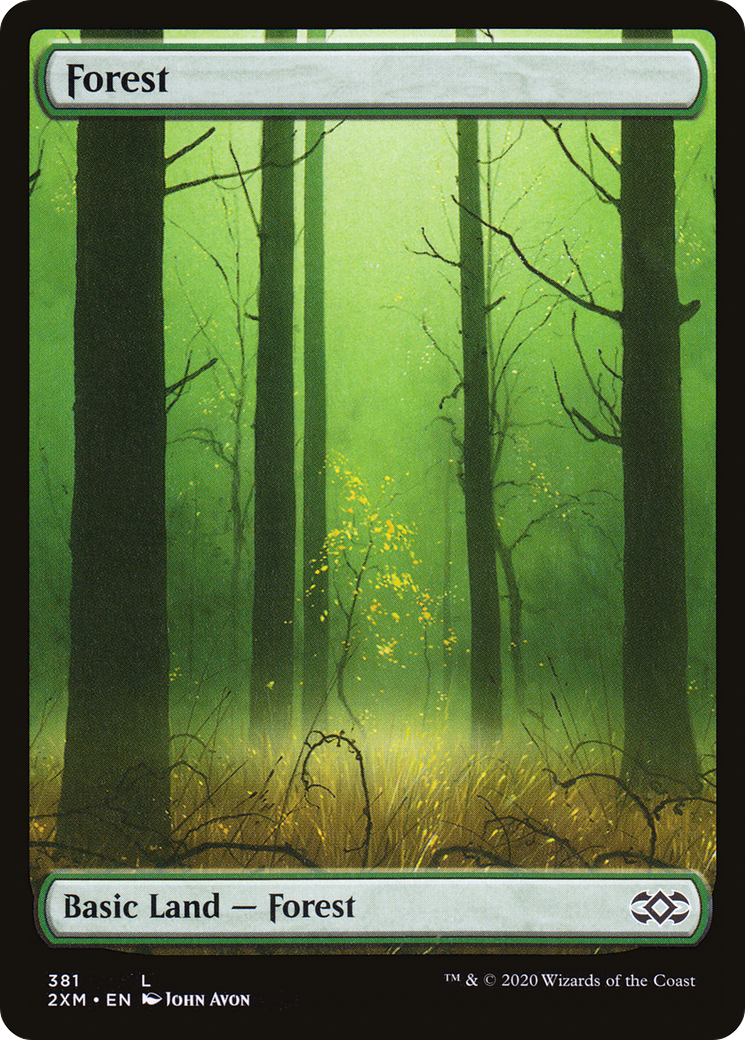 Forest (2XM-381) - Double Masters - Premium MTG Single from Wizards of the Coast - Just $1.82! Shop now at Game Crave Tournament Store
