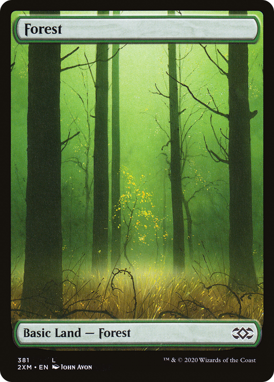 Forest (2XM-381) - Double Masters - Premium MTG Single from Wizards of the Coast - Just $1.82! Shop now at Game Crave Tournament Store