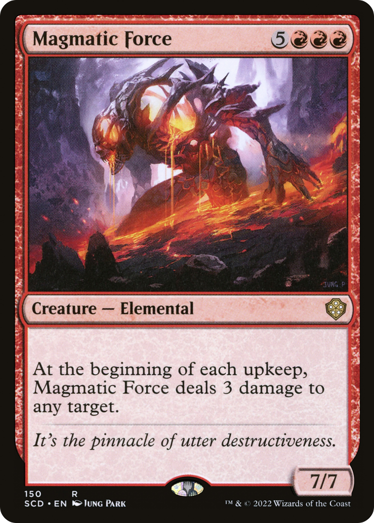 Magmatic Force (SCD-150) - Starter Commander Decks - Premium MTG Single from Wizards of the Coast - Just $0.08! Shop now at Game Crave Tournament Store