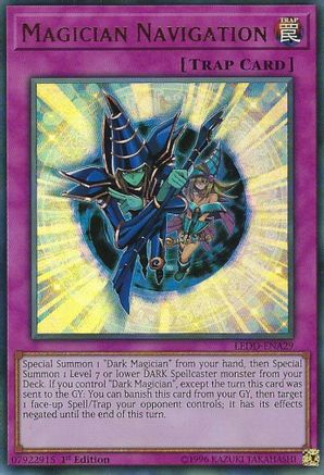 Magician Navigation (LEDD-ENA29) - Legendary Dragon Decks 1st Edition - Premium Yugioh Single from Konami - Just $0.50! Shop now at Game Crave Tournament Store
