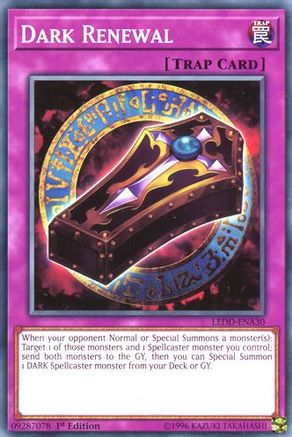 Dark Renewal (LEDD-ENA30) - Legendary Dragon Decks 1st Edition - Premium Yugioh Single from Konami - Just $0.40! Shop now at Game Crave Tournament Store