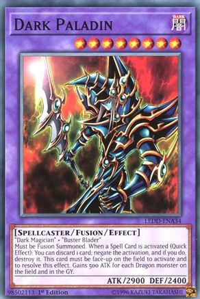 Dark Paladin (LEDD-ENA34) - Legendary Dragon Decks 1st Edition - Premium Yugioh Single from Konami - Just $0.30! Shop now at Game Crave Tournament Store