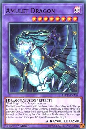 Amulet Dragon (LEDD-ENA35) - Legendary Dragon Decks 1st Edition - Premium Yugioh Single from Konami - Just $0.44! Shop now at Game Crave Tournament Store