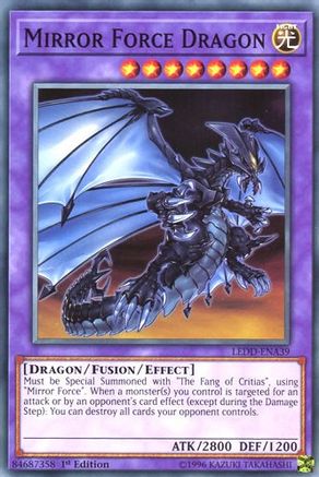 Mirror Force Dragon (LEDD-ENA39) - Legendary Dragon Decks 1st Edition - Premium Yugioh Single from Konami - Just $0.27! Shop now at Game Crave Tournament Store