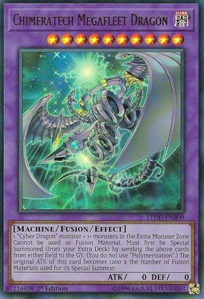 Chimeratech Megafleet Dragon (LEDD-ENB00) - Legendary Dragon Decks 1st Edition - Premium Yugioh Single from Konami - Just $0.37! Shop now at Game Crave Tournament Store