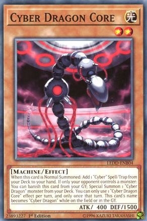 Cyber Dragon Core (LEDD-ENB04) - Legendary Dragon Decks 1st Edition - Premium Yugioh Single from Konami - Just $0.25! Shop now at Game Crave Tournament Store