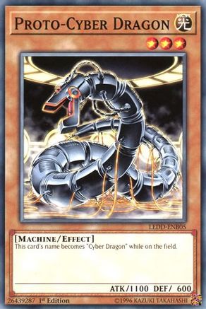 Proto-Cyber Dragon (LEDD-ENB05) - Legendary Dragon Decks 1st Edition - Premium Yugioh Single from Konami - Just $0.25! Shop now at Game Crave Tournament Store