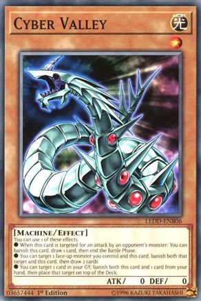 Cyber Valley (LEDD-ENB06) - Legendary Dragon Decks 1st Edition - Premium Yugioh Single from Konami - Just $0.25! Shop now at Game Crave Tournament Store