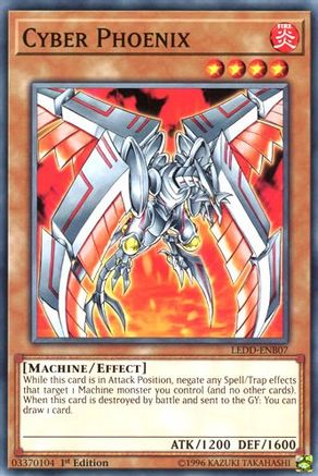 Cyber Phoenix (LEDD-ENB07) - Legendary Dragon Decks 1st Edition - Premium Yugioh Single from Konami - Just $0.25! Shop now at Game Crave Tournament Store