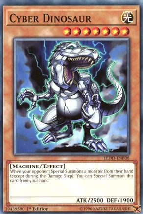 Cyber Dinosaur (LEDD-ENB08) - Legendary Dragon Decks 1st Edition - Premium Yugioh Single from Konami - Just $0.08! Shop now at Game Crave Tournament Store