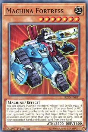 Machina Fortress (LEDD-ENB11) - Legendary Dragon Decks 1st Edition - Premium Yugioh Single from Konami - Just $0.72! Shop now at Game Crave Tournament Store