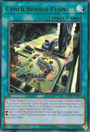 Cyber Repair Plant (UR) (LEDD-ENB12) - Legendary Dragon Decks 1st Edition - Premium Yugioh Single from Konami - Just $0.62! Shop now at Game Crave Tournament Store