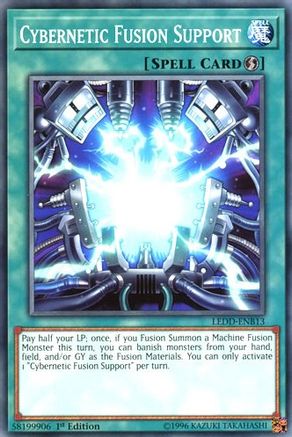 Cybernetic Fusion Support (LEDD-ENB13) - Legendary Dragon Decks 1st Edition - Premium Yugioh Single from Konami - Just $0.25! Shop now at Game Crave Tournament Store