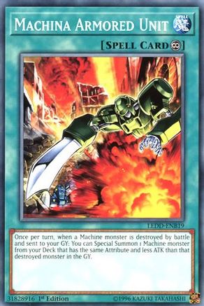 Machina Armored Unit (LEDD-ENB19) - Legendary Dragon Decks 1st Edition - Premium Yugioh Single from Konami - Just $0.25! Shop now at Game Crave Tournament Store