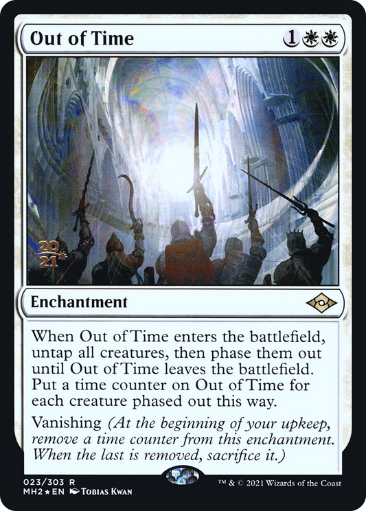 Out of Time (PMH2-23S) - Modern Horizons 2 Promos Foil - Premium MTG Single from Wizards of the Coast - Just $0.49! Shop now at Game Crave Tournament Store