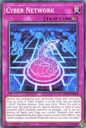 Cyber Network (LEDD-ENB20) - Legendary Dragon Decks 1st Edition - Premium Yugioh Single from Konami - Just $0.25! Shop now at Game Crave Tournament Store