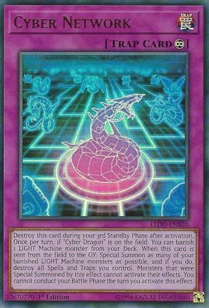 Cyber Network (UR) (LEDD-ENB20) - Legendary Dragon Decks 1st Edition - Premium Yugioh Single from Konami - Just $0.26! Shop now at Game Crave Tournament Store