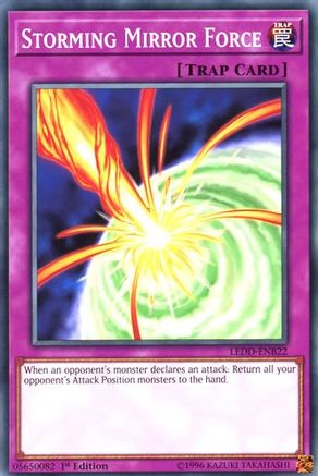 Storming Mirror Force (LEDD-ENB22) - Legendary Dragon Decks 1st Edition - Premium Yugioh Single from Konami - Just $0.71! Shop now at Game Crave Tournament Store