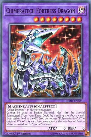 Chimeratech Fortress Dragon (LEDD-ENB28) - Legendary Dragon Decks 1st Edition - Premium Yugioh Single from Konami - Just $1.22! Shop now at Game Crave Tournament Store