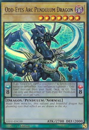 Odd-Eyes Arc Pendulum Dragon (LEDD-ENC00) - Legendary Dragon Decks 1st Edition - Premium Yugioh Single from Konami - Just $2.03! Shop now at Game Crave Tournament Store