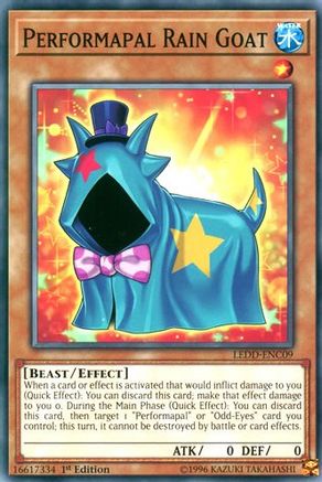 Performapal Rain Goat (LEDD-ENC09) - Legendary Dragon Decks 1st Edition - Premium Yugioh Single from Konami - Just $0.25! Shop now at Game Crave Tournament Store