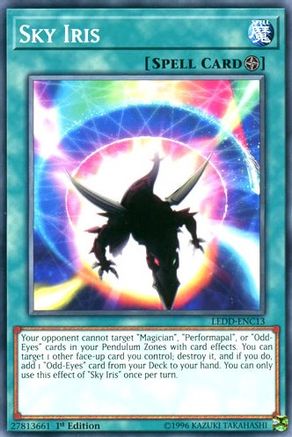Sky Iris (LEDD-ENC13) - Legendary Dragon Decks 1st Edition - Premium Yugioh Single from Konami - Just $0.08! Shop now at Game Crave Tournament Store