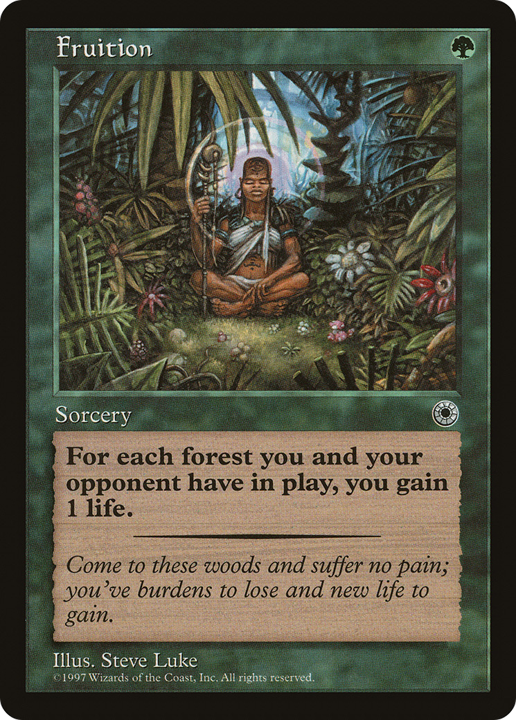 Fruition (POR-166) - Portal - Premium MTG Single from Wizards of the Coast - Just $0.59! Shop now at Game Crave Tournament Store