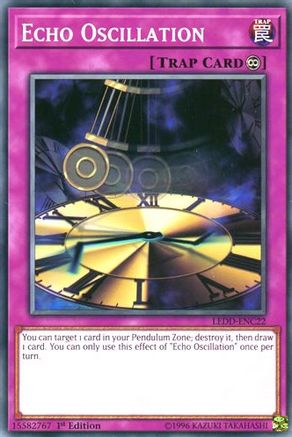 Echo Oscillation (LEDD-ENC22) - Legendary Dragon Decks 1st Edition - Premium Yugioh Single from Konami - Just $0.08! Shop now at Game Crave Tournament Store