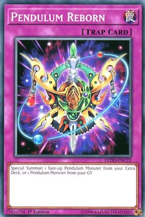 Pendulum Reborn (LEDD-ENC23) - Legendary Dragon Decks 1st Edition - Premium Yugioh Single from Konami - Just $0.25! Shop now at Game Crave Tournament Store