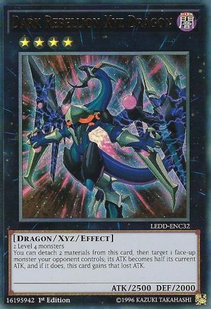 Dark Rebellion Xyz Dragon (LEDD-ENC32) - Legendary Dragon Decks 1st Edition - Premium Yugioh Single from Konami - Just $0.63! Shop now at Game Crave Tournament Store