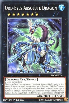 Odd-Eyes Absolute Dragon (LEDD-ENC34) - Legendary Dragon Decks 1st Edition - Premium Yugioh Single from Konami - Just $0.59! Shop now at Game Crave Tournament Store