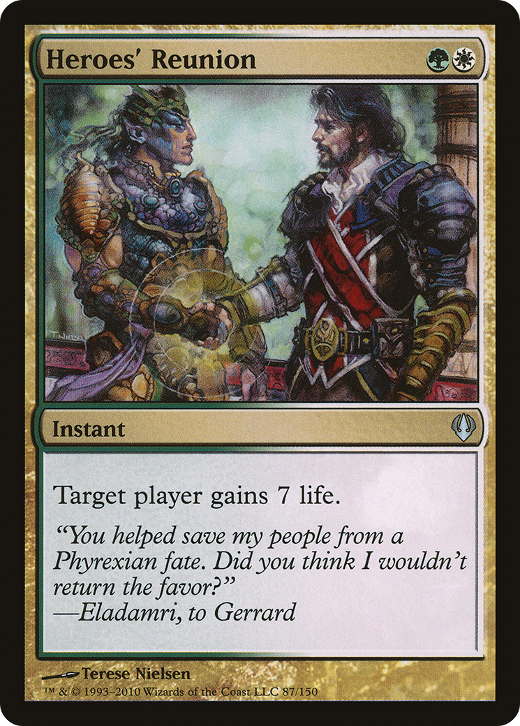 Heroes' Reunion (ARC-087) - Archenemy - Premium MTG Single from Wizards of the Coast - Just $0.30! Shop now at Game Crave Tournament Store