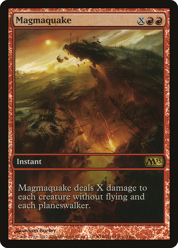 Magmaquake (PM13-140★) - Magic 2013 Promos Foil - Premium MTG Single from Wizards of the Coast - Just $2.91! Shop now at Game Crave Tournament Store