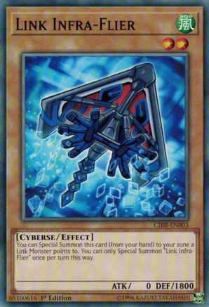 Link Infra-Flier (CIBR-EN003) - Circuit Break 1st Edition - Premium Yugioh Single from Konami - Just $0.26! Shop now at Game Crave Tournament Store