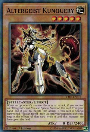 Altergeist Kunquery (CIBR-EN015) - Circuit Break 1st Edition - Premium Yugioh Single from Konami - Just $0.25! Shop now at Game Crave Tournament Store