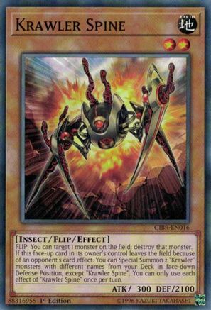 Krawler Spine (CIBR-EN016) - Circuit Break Unlimited - Premium Yugioh Single from Konami - Just $0.30! Shop now at Game Crave Tournament Store