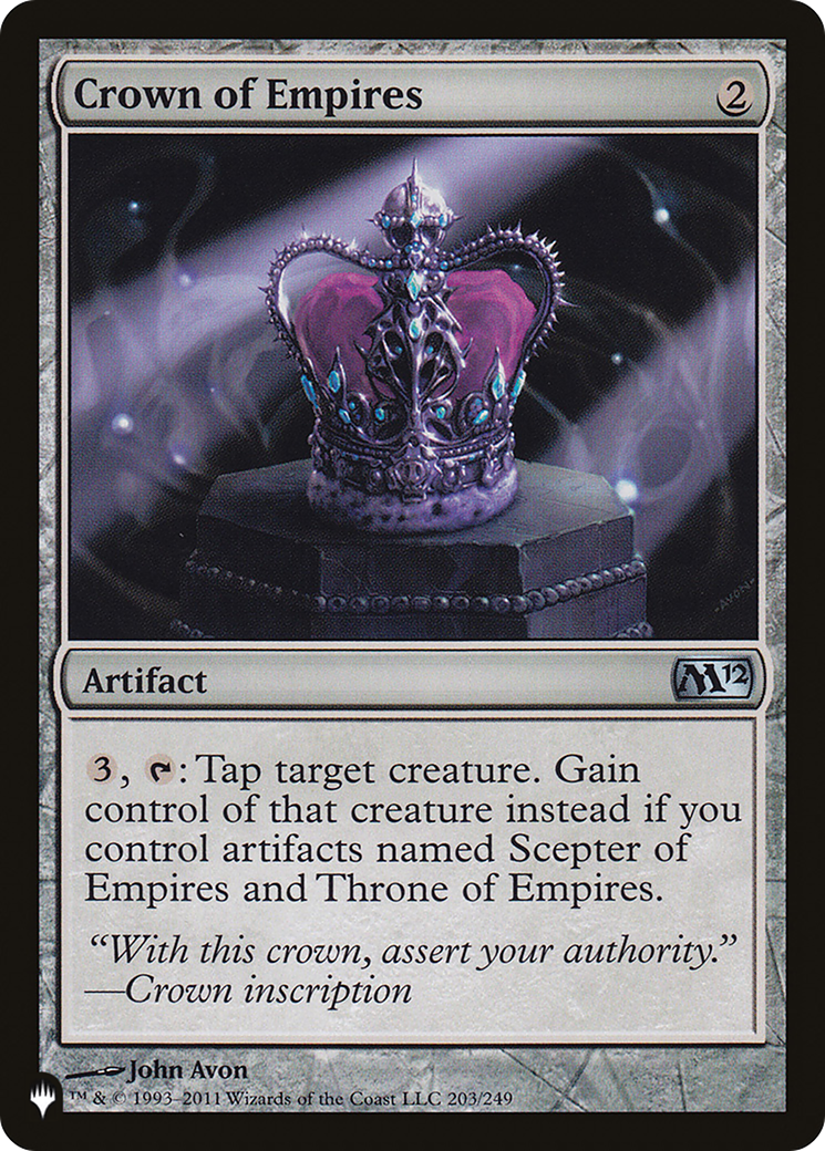 Crown of Empires (PLIST-250) - The List - Premium MTG Single from Wizards of the Coast - Just $0.08! Shop now at Game Crave Tournament Store