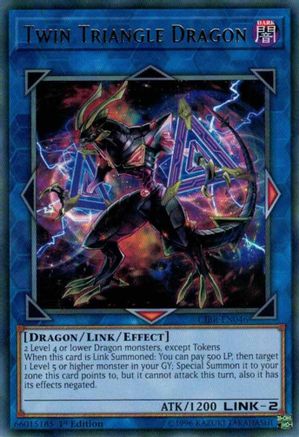 Twin Triangle Dragon (CIBR-EN046) - Circuit Break 1st Edition - Premium Yugioh Single from Konami - Just $0.23! Shop now at Game Crave Tournament Store