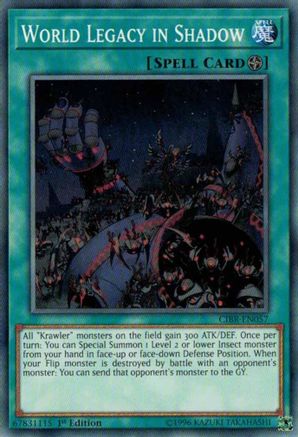 World Legacy in Shadow (CIBR-EN057) - Circuit Break 1st Edition - Premium Yugioh Single from Konami - Just $0.30! Shop now at Game Crave Tournament Store