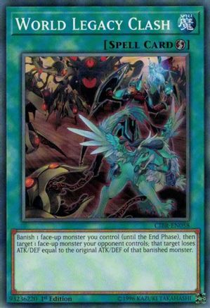 World Legacy Clash (CIBR-EN058) - Circuit Break 1st Edition - Premium Yugioh Single from Konami - Just $0.25! Shop now at Game Crave Tournament Store