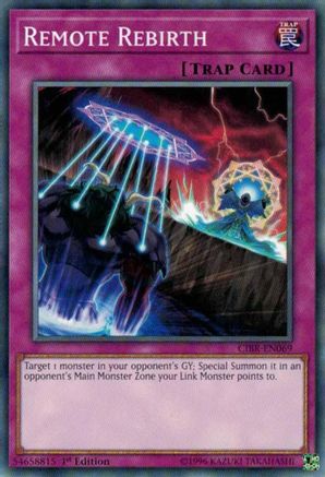 Remote Rebirth (CIBR-EN069) - Circuit Break 1st Edition - Premium Yugioh Single from Konami - Just $0.25! Shop now at Game Crave Tournament Store
