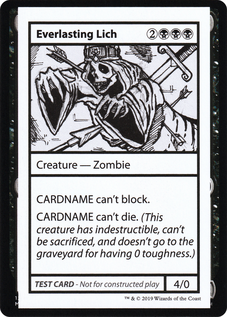 Everlasting Lich (CMB2-041) - Mystery Booster Playtest Cards 2021 - Premium MTG Single from Wizards of the Coast - Just $0.08! Shop now at Game Crave Tournament Store