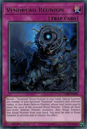 Vendread Reunion (CIBR-EN085) - Circuit Break 1st Edition - Premium Yugioh Single from Konami - Just $0.26! Shop now at Game Crave Tournament Store