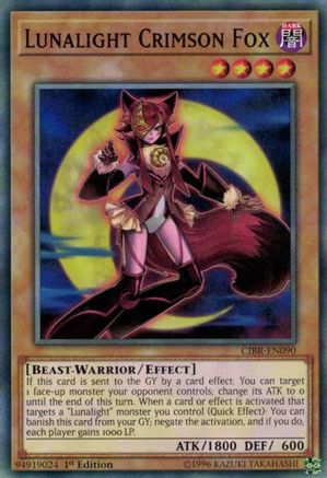 Lunalight Crimson Fox (CIBR-EN090) - Circuit Break Unlimited - Premium Yugioh Single from Konami - Just $0.25! Shop now at Game Crave Tournament Store