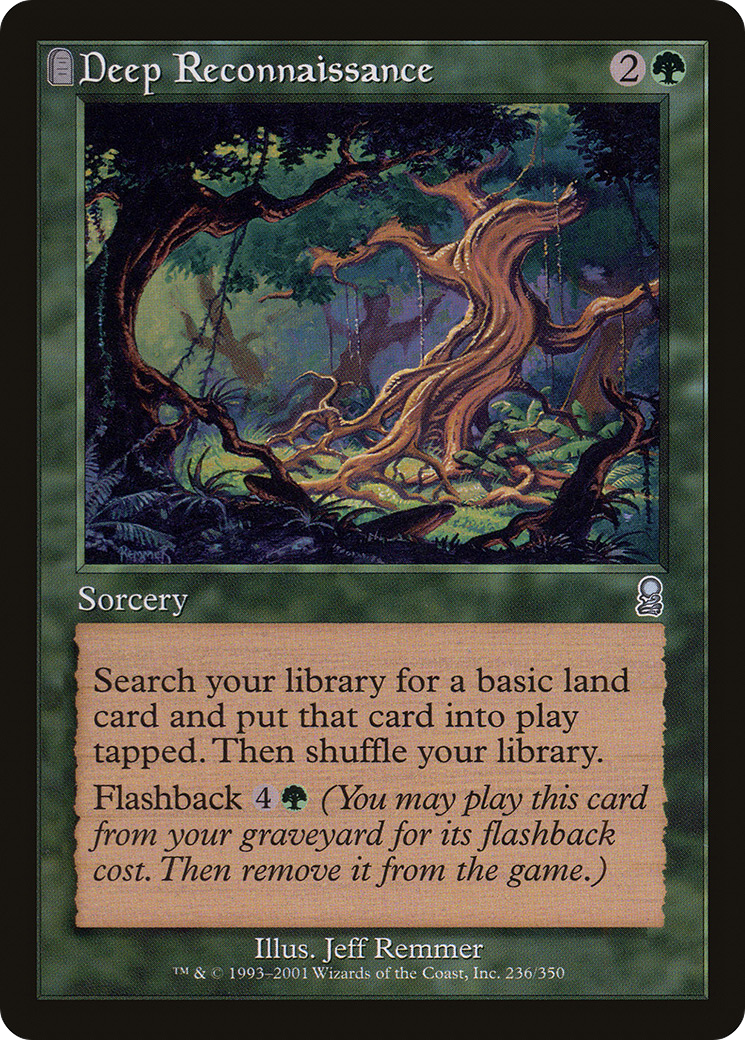 Deep Reconnaissance (ODY-236) - Odyssey: (tombstone) - Premium MTG Single from Wizards of the Coast - Just $0.08! Shop now at Game Crave Tournament Store