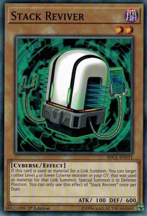 Stack Reviver (SDCL-EN011) - Structure Deck: Cyberse Link 1st Edition - Premium Yugioh Single from Konami - Just $0.25! Shop now at Game Crave Tournament Store